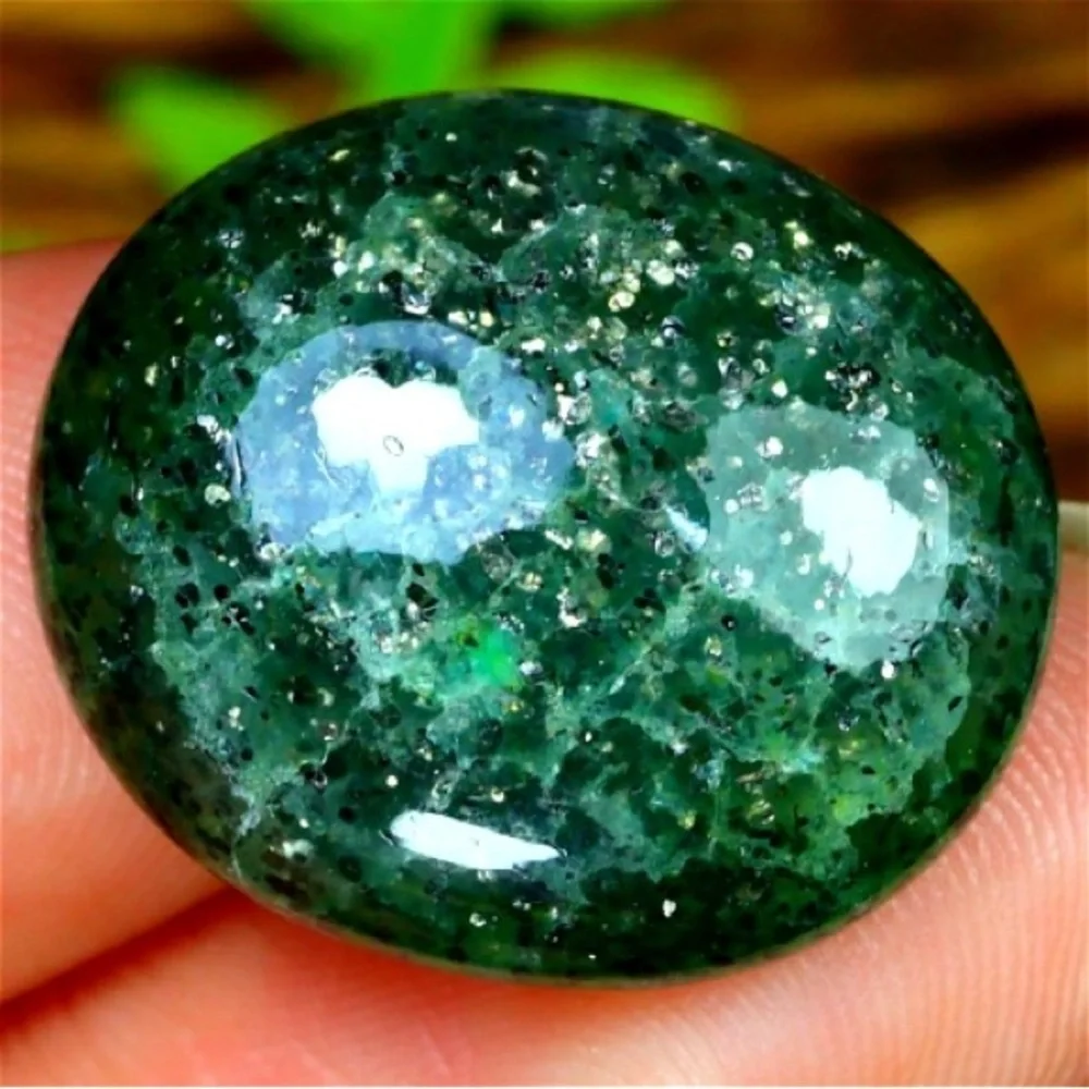17.20 Carats Natural African Green Galaxy Quartz